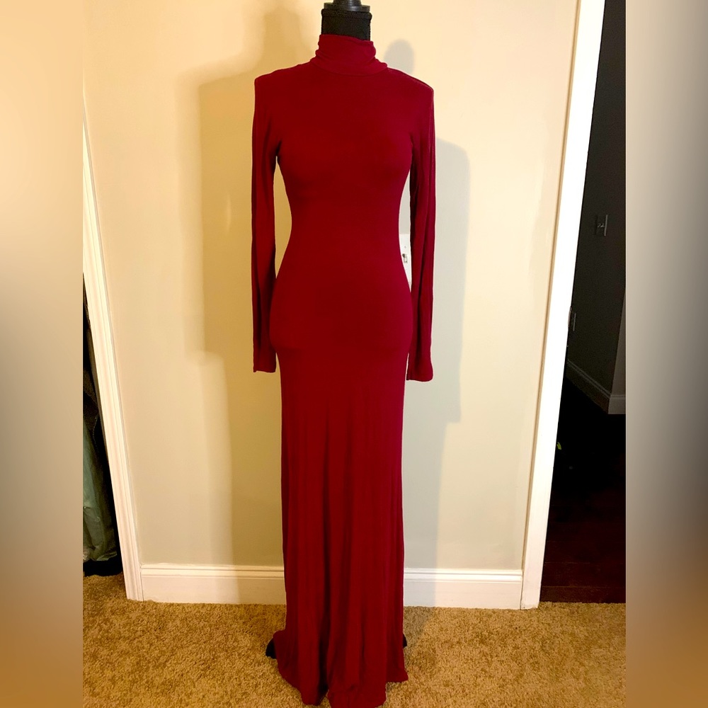 Burgundy Dress